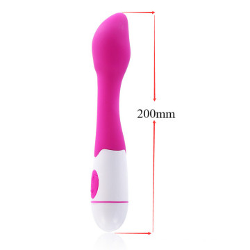 G-Spot Vibrador Dildo Body Massager Sex Toy para Mujeres Ij-S10074